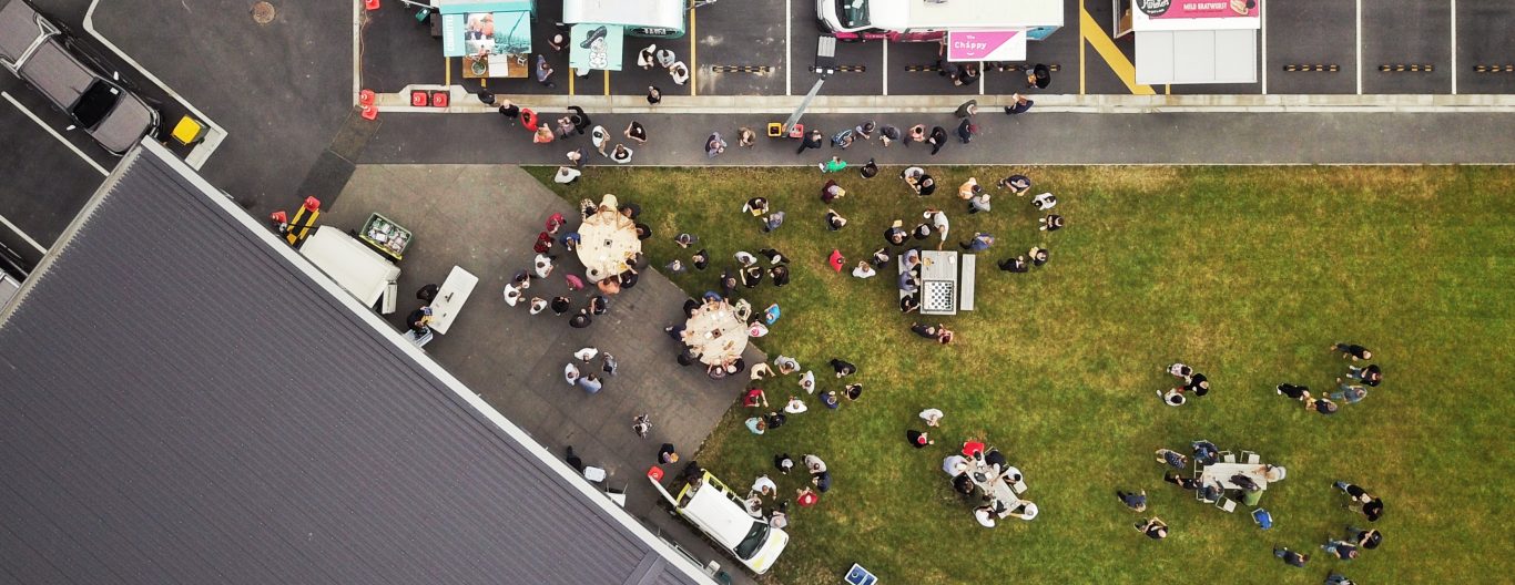 Drone food trucks