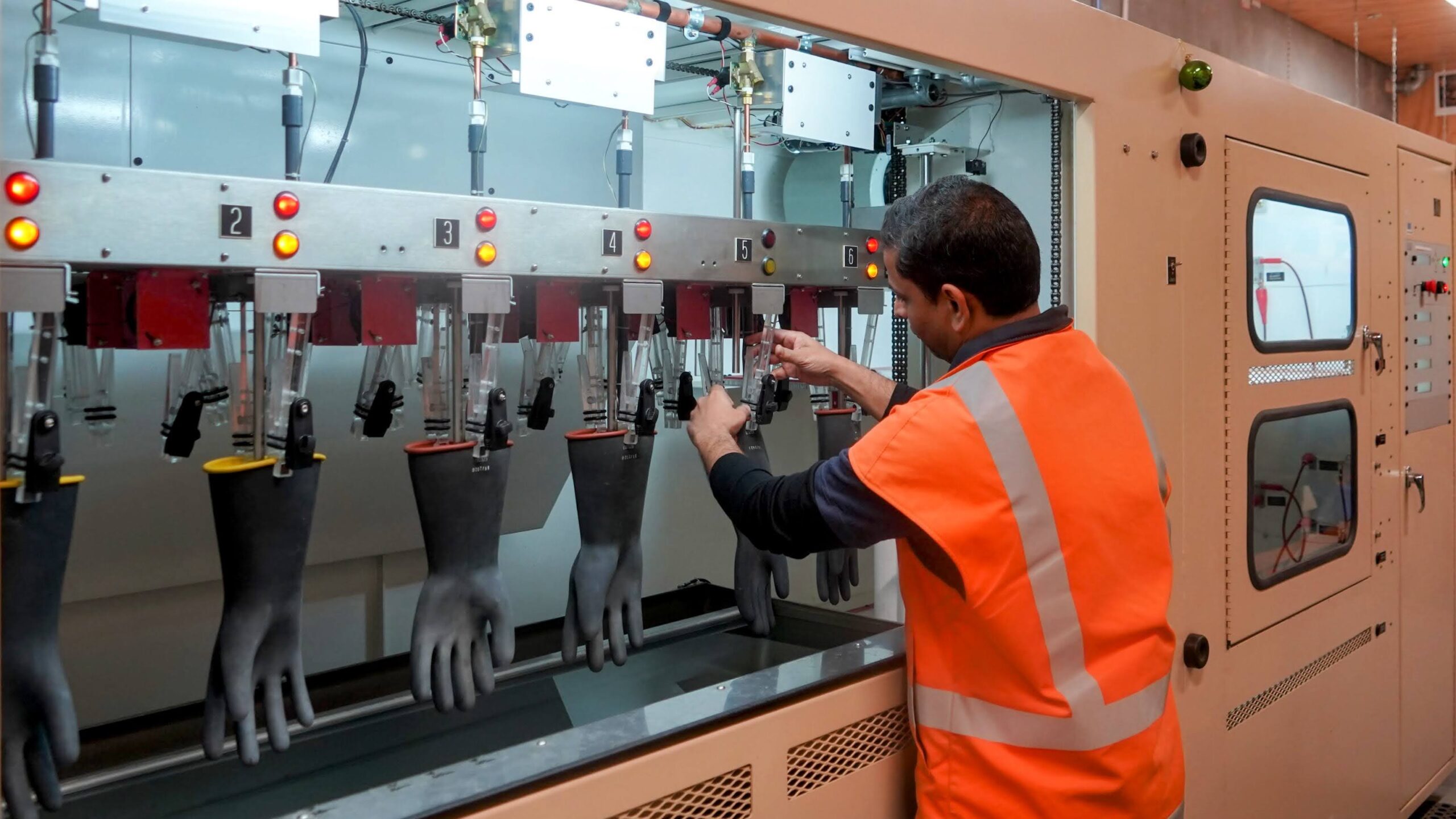 HV equipment testing - Vinay is here testing HV gloves