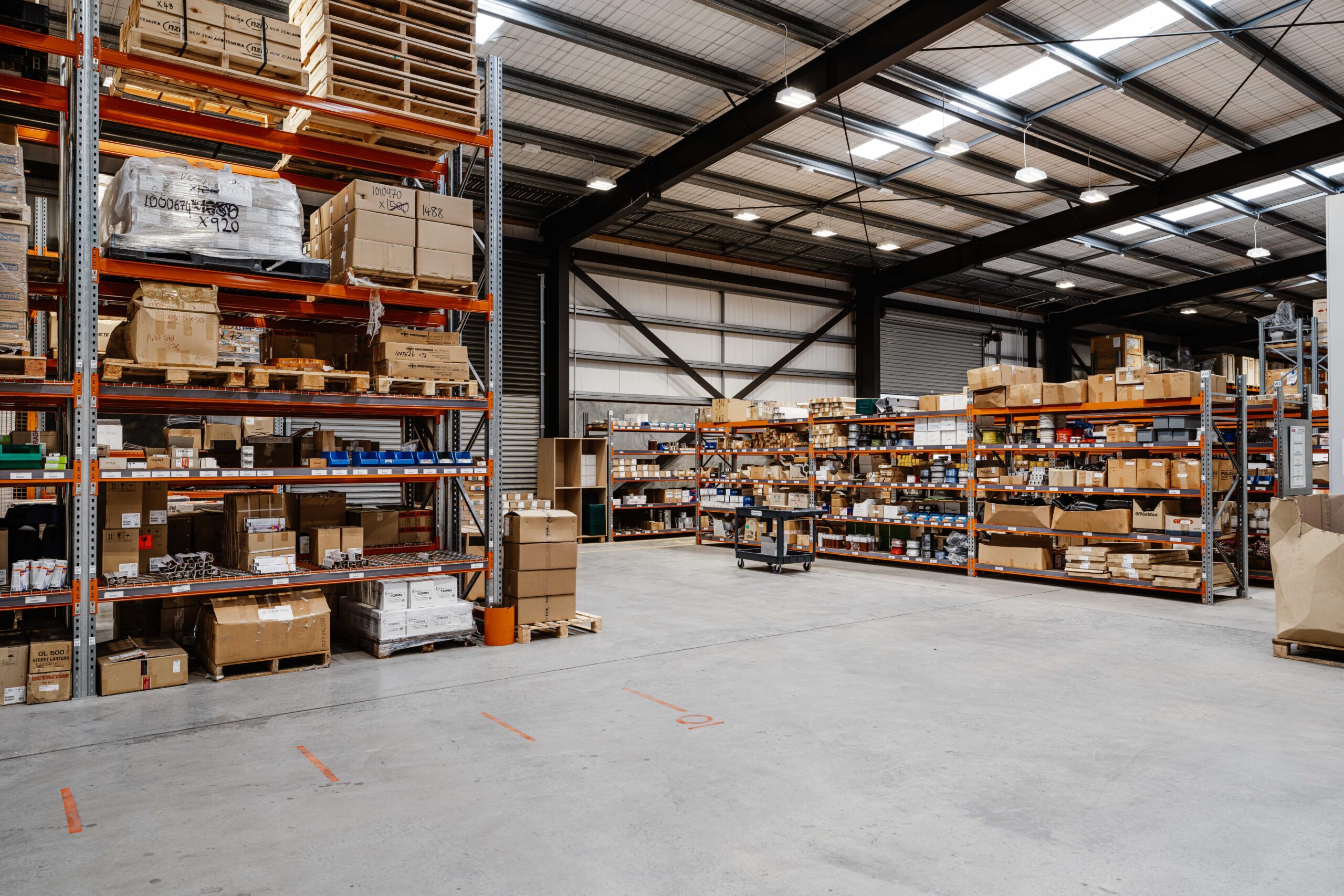 Connetic's supply and logistics warehouse