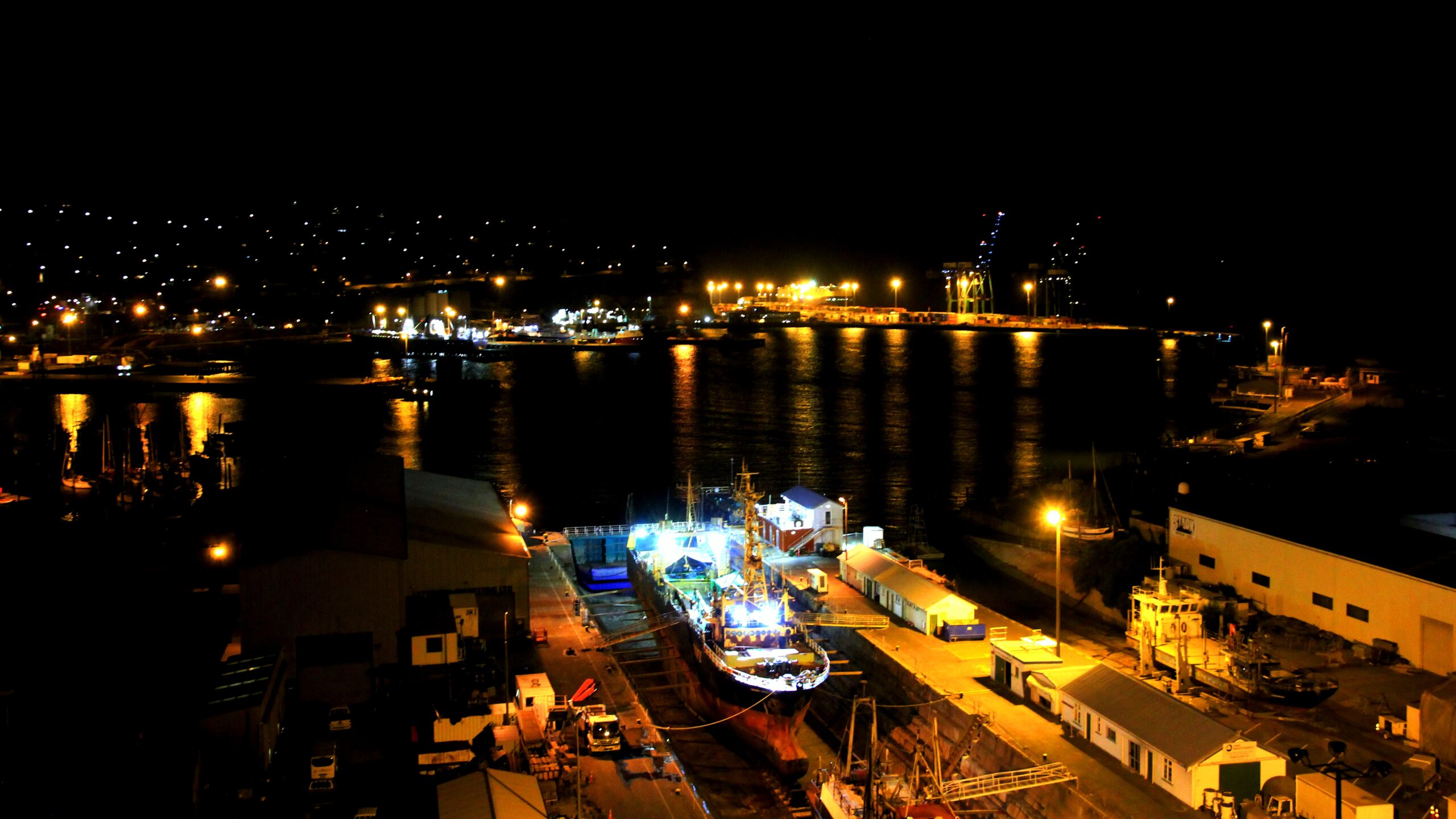 Lyttelton port lighting project