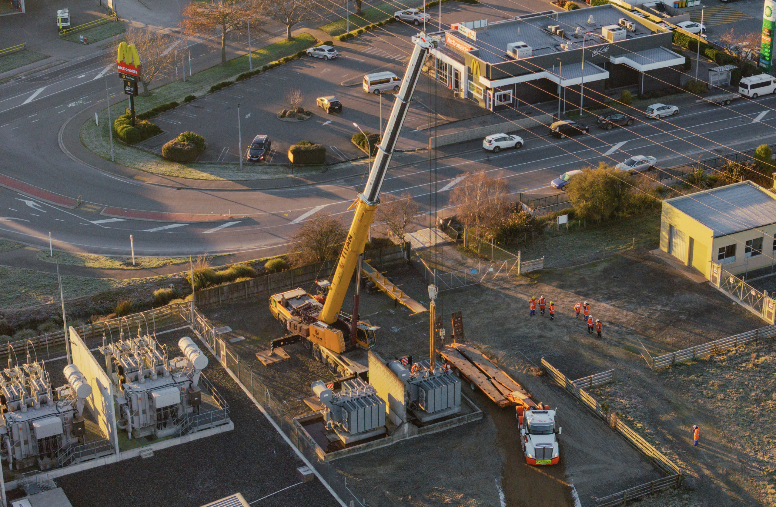 Mainpower aerial view_city