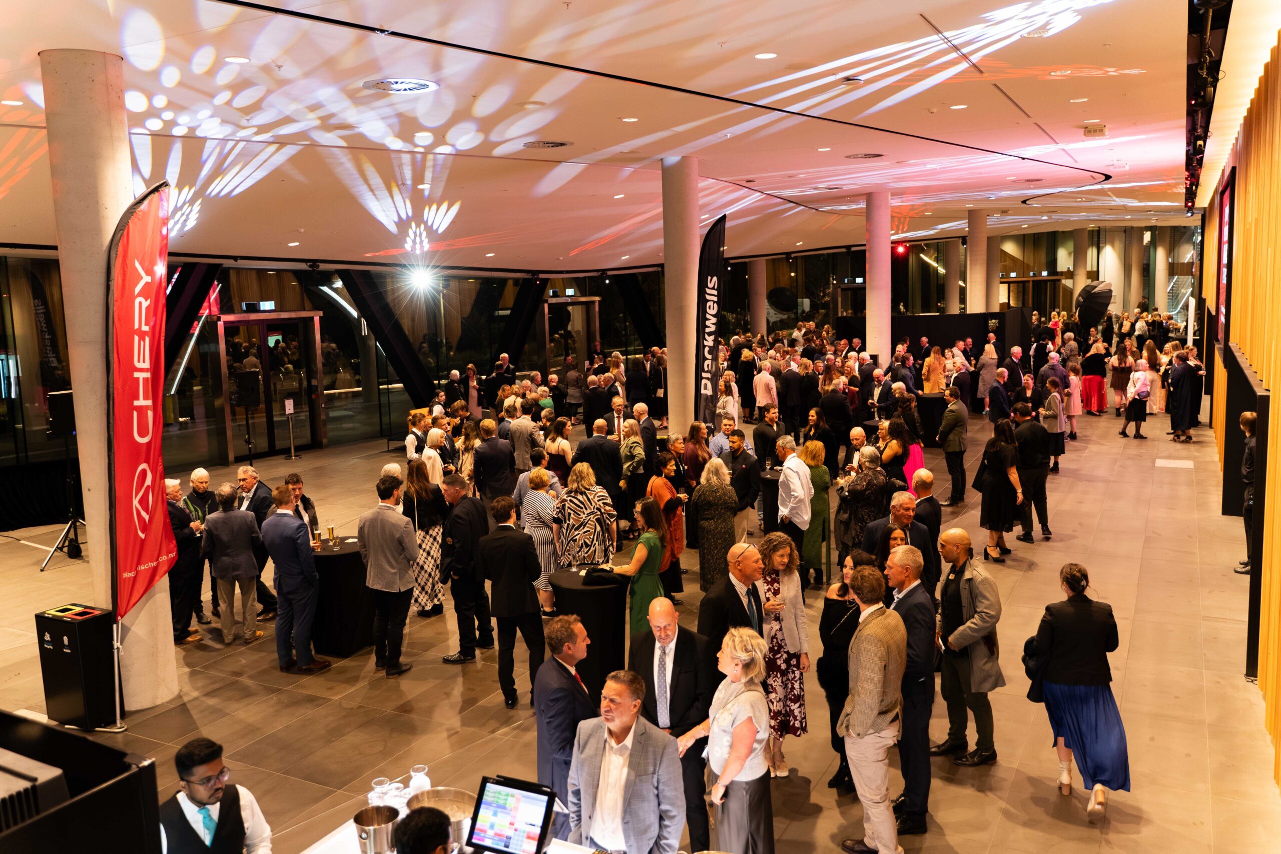 crowd in foyer at 2026 Canterbury sports awards